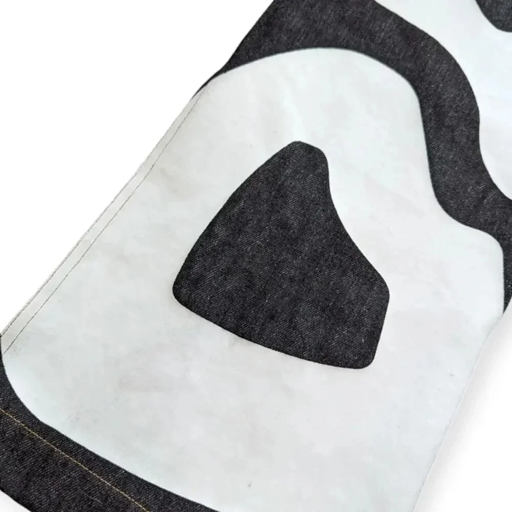 La Fam X Dutreuil Paris Jeans Logo Screenprint Streatwear Indie Sleeze